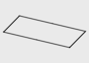 daytona rectangular C1200x2300 - Functional light by Andcosta