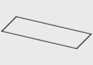 daytona rectangular C1200x2800 - Functional light by Andcosta