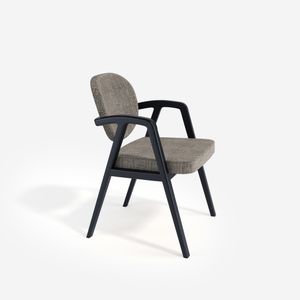 KAPPA chair / black finish A95 - Chair by Anesis