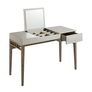Tocador wooden niebla with mirror abatible and joyero - Styling by Angel Cerdá