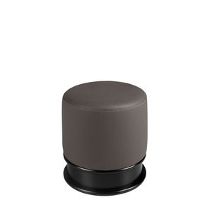 Puff faux leather grey oscuro - Pouf by Angel Cerdá