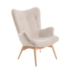 Armchair upholstered in fabric capitone - Armchair by Angel Cerdá