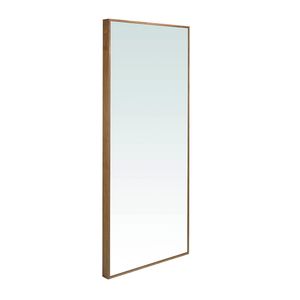 Mirror pie wood acabado walnut natural - Styling by Angel Cerdá