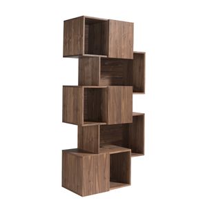 Shelving unit wooden walnut - Cabinet by Angel Cerdá