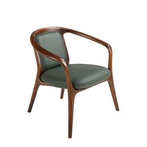 Armchair faux leather green oscuro - Armchair by Angel Cerdá