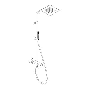 Colonna doccia con miscelatore termostatico - Shower by AQUAELITE