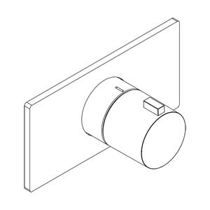 Miscelatore termostatico doccia incasso 3/4” - Shower by AQUAELITE
