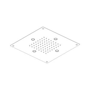 Soffione a incasso a controsoffitto 400×400 mm - Shower by AQUAELITE