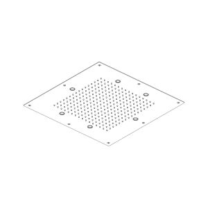 Soffione a incasso a controsoffitto 500×500 mm - Shower by AQUAELITE