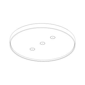 Soffione a controsoffitto ø 300 mm - Shower by AQUAELITE