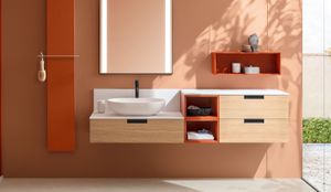 Dress System - Natural - Washbasin cabinet by ARBLU
