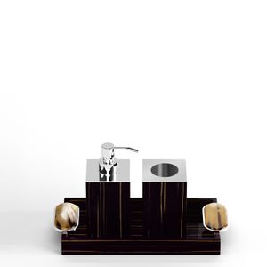 ARGENTELLA EBONY BATH SET - Sanitary accessories by ARCAHORN