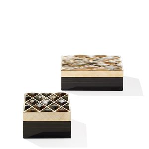 FEDORA BOXES WITH GEMS - Styling by ARCAHORN