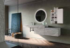 Linea 02 - Washbasin cabinet by Archeda