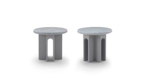 Arcolor small tables, seat system - Coffee table by Arflex