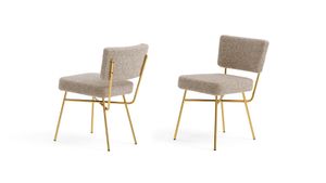 Elettra chair gold new 2026 - Chair by Arflex