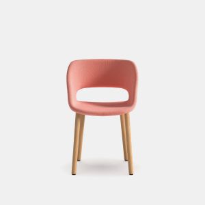Kabira fabric 4WL - Chair by Arrmet