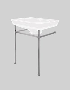 Civitas Square Structure Consolle Washbasin 68 - Washbasin by Artceram