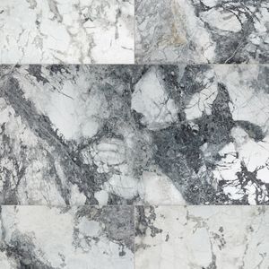 Invisible Grey Marble Tile Honed 12" x 24" x 1/2" Stone Straight Edge - Floor tile-stone by Artistictile
