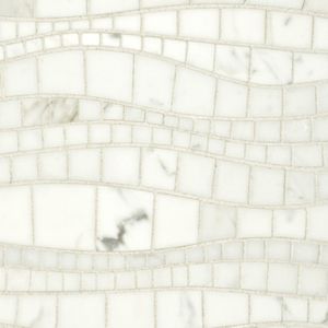 Sinuous Marble Mosaic Stone - Wall tile-stone-brick by Artistictile