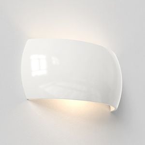 Milo 300 Gloss Glaze White - Wall lamp by Astro