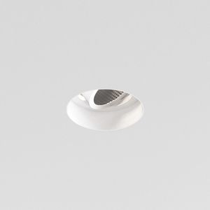 Trimless Round Adjustable Matt White - Table by Astro