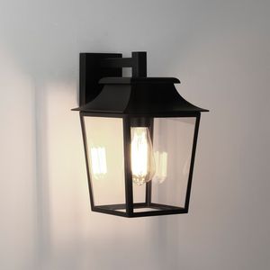 Richmond Wall Lantern 200 Textured Black - Styling by Astro