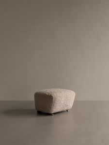 The Tired Man Ottoman, Sheepskin - Pouf by Audo Copenhagen