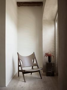 Knitting Lounge Chair, Leather - Armchair by Audo Copenhagen