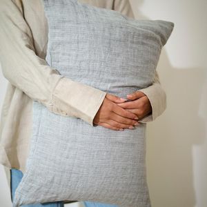 Déjàvu grey pillowcases - Accessories by Auping