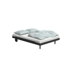Noa Midnight black oak - Bed frame by Auping