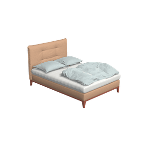 Criade Dusty red - Box spring by Auping