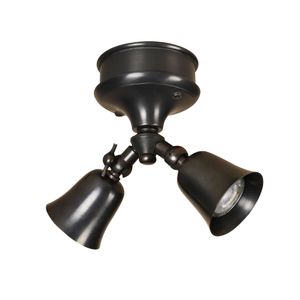 Fleure Twin on round base - Ceiling lamp by Authentage Lighting
