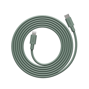 Oak Green Cable 1 USB-C to Lightning: Premium Phone Charging Cable, Apple-Compatible - Accessories by Avolt