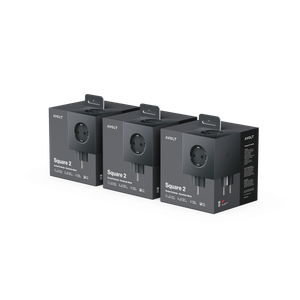 Square 2 | 3-Pack Stockholm Black USB-C - Accessories by Avolt