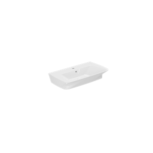 Lavabo Sospeso 78 cm Hera: Lavabo sospeso in ceramica - Washbasin by Azzurra Ceramica