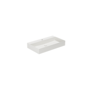 Lavabo Sospeso 81x40 cm Elegance Squared: Lavabo sospeso in ceramica - Washbasin by Azzurra Ceramica
