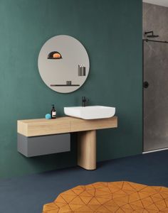Mobile in Rovere 110 cm Charlotte: Mobili bagno - Washbasin cabinet by Azzurra Ceramica