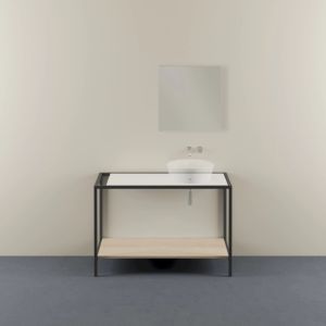 Struttura a Terra in Metallo 120x55 cm h 80: Soluzioni a terra e sospese - Washbasin cabinet by Azzurra Ceramica