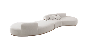 Isola sofa - Table by Bamax