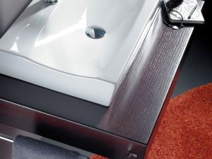 Countertop Wood Wenge - Washbasin cabinet by Bathco