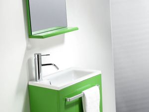 Cabinet Niza Green - Washbasin cabinet by Bathco