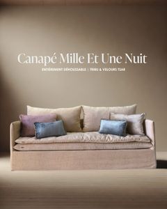 Canapé Mille Et Une Nuit 210 cm Tribu havane beach - Sofa by Bérengère Leroy