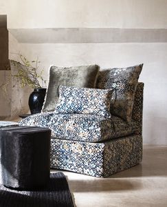 Chauffeuse Mila Collection « couture » Bagheera / Fabriqué en France - Armchair by Bérengère Leroy