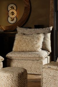 Chauffeuse Mila Collection « couture » Sunset Angels - Armchair by Bérengère Leroy
