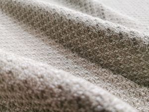 Lin Mansard Shades of Nude - Upholstery fabric by Bérengère Leroy