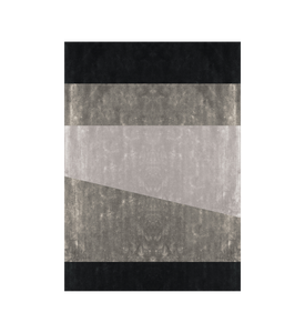 Tapis Ipanema Noir écorce - Carpet by Bérengère Leroy