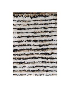 Tapis Médina Noir Brun & Blanc - Carpet by Bérengère Leroy