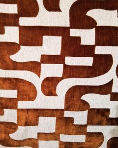 Velours de lin Seventies « Couture » - Upholstery fabric by Bérengère Leroy