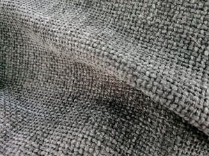 Zahara Chenille Soft Washed Elephant - Upholstery fabric by Bérengère Leroy